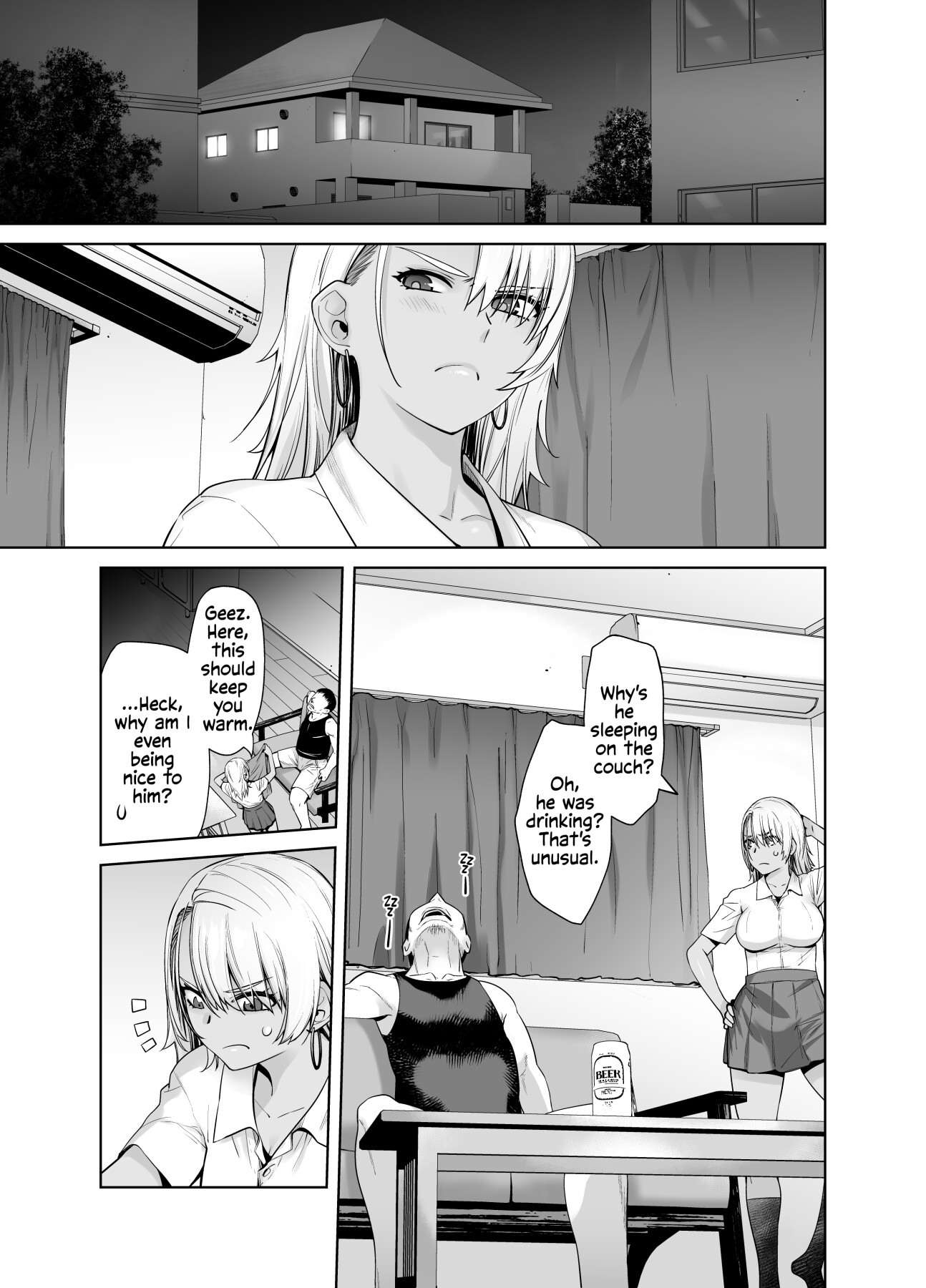 Hentai Manga Comic-Gyaru Daughter Has Passionate Sex With Her Dad 2-Read-7